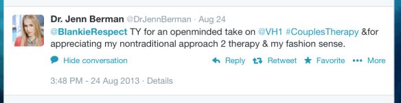 Dr. Jenn Berman acknowledges the awesome nature of this post.
