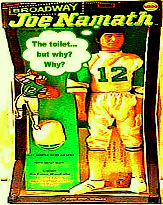 Broadway Joe ponders the great mysteries of memory and intent.