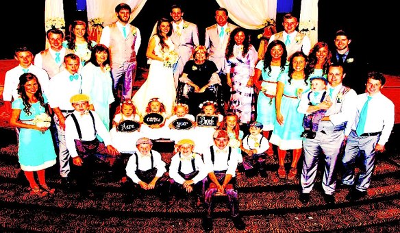 Such a lovely wedding.  You'd never guess...