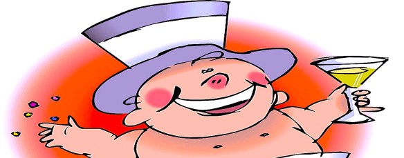 New Year Martini baby